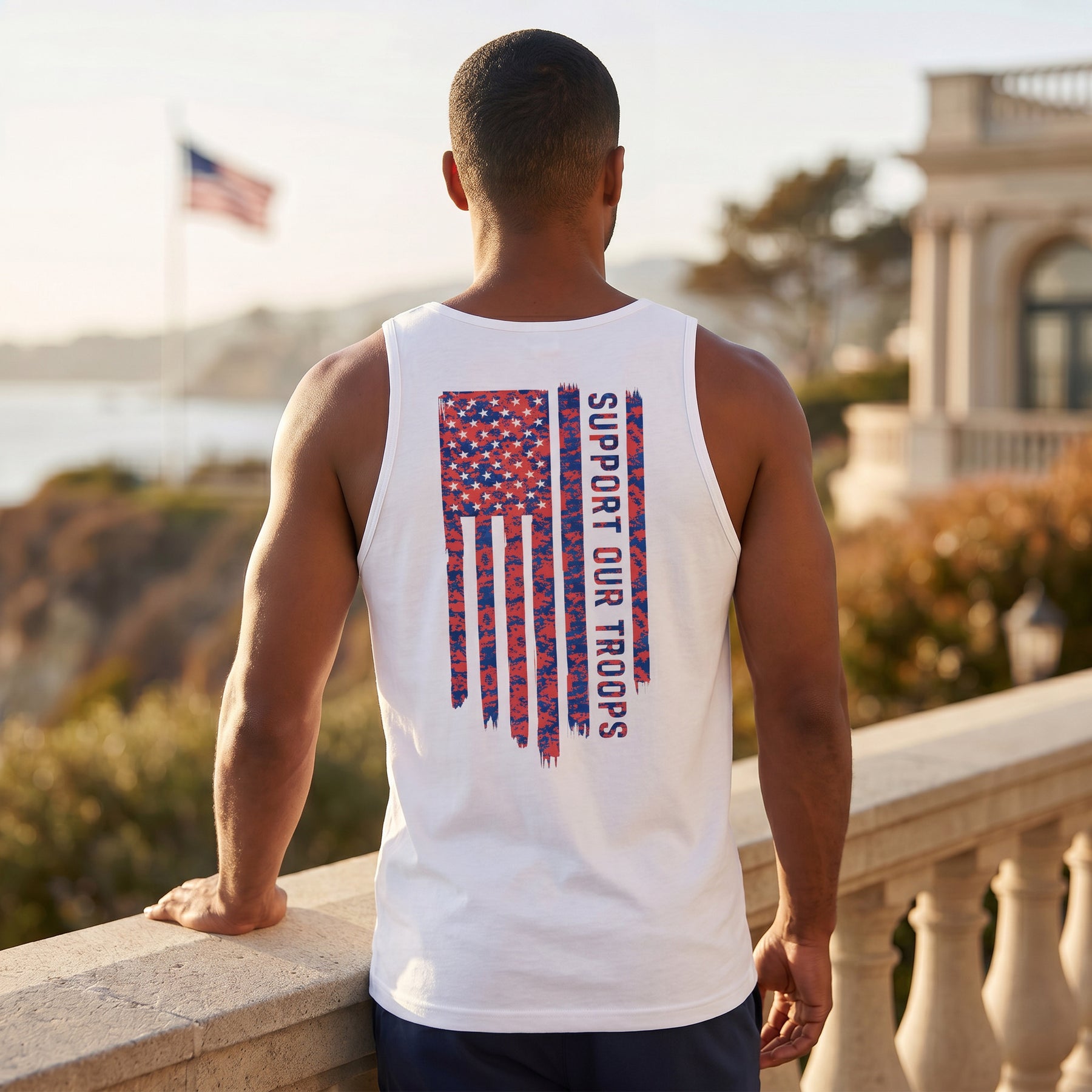 VT USA Flag Tank