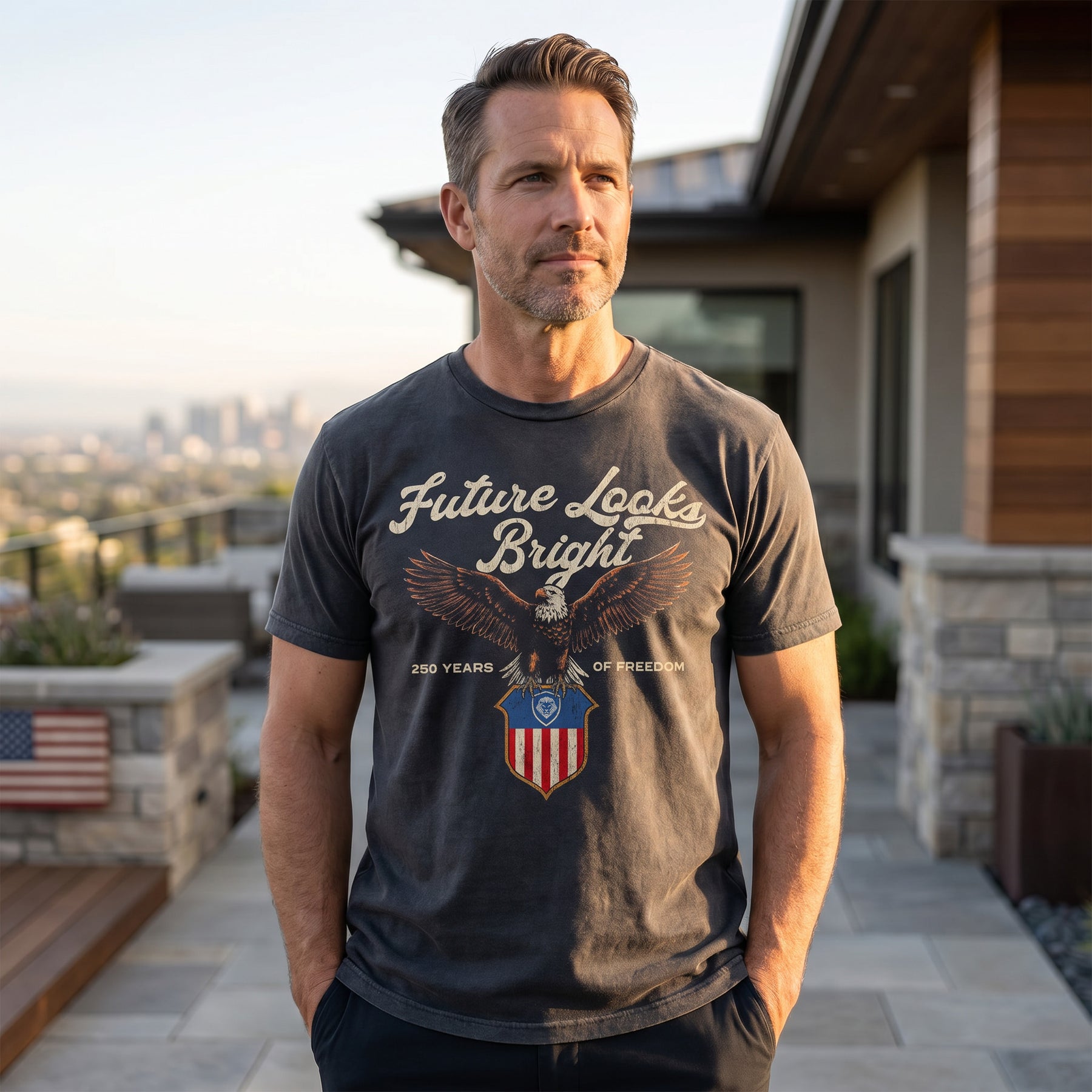 VT USA Vintage Crew