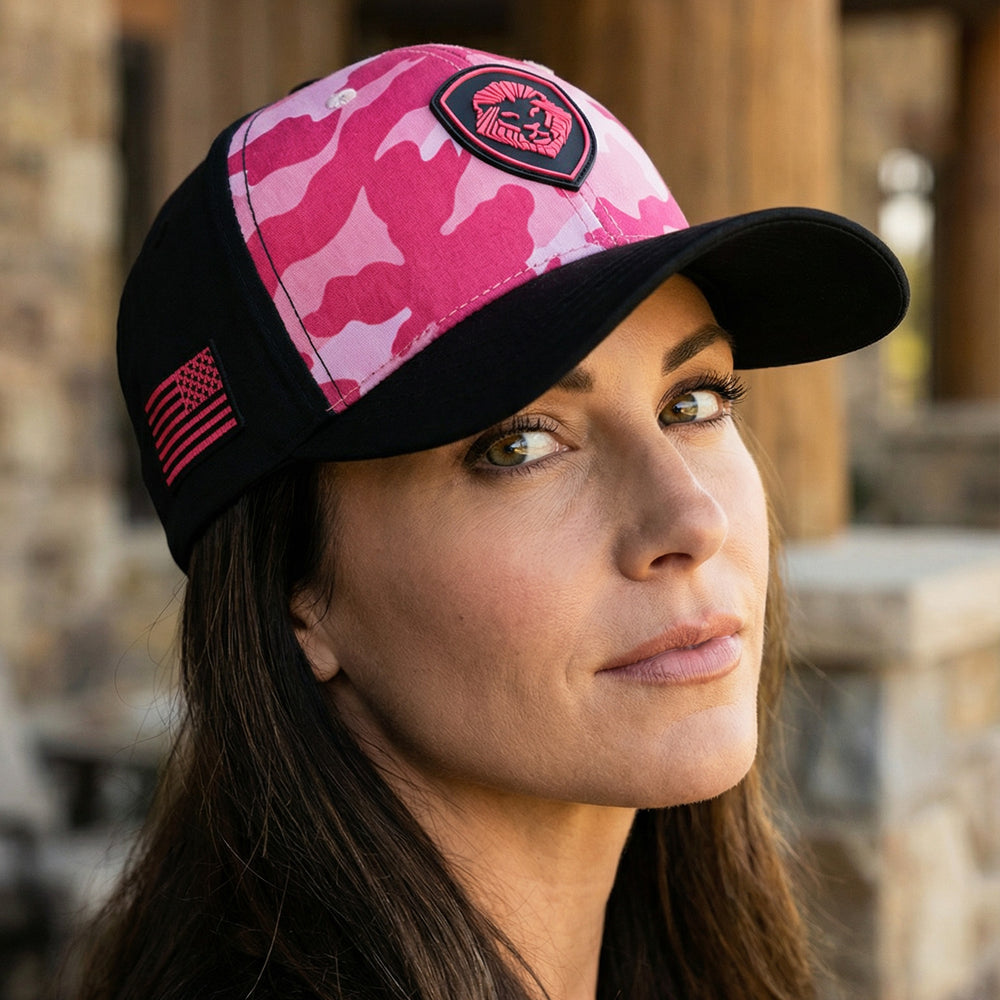 VT Lion Shield Logo Camo Hat