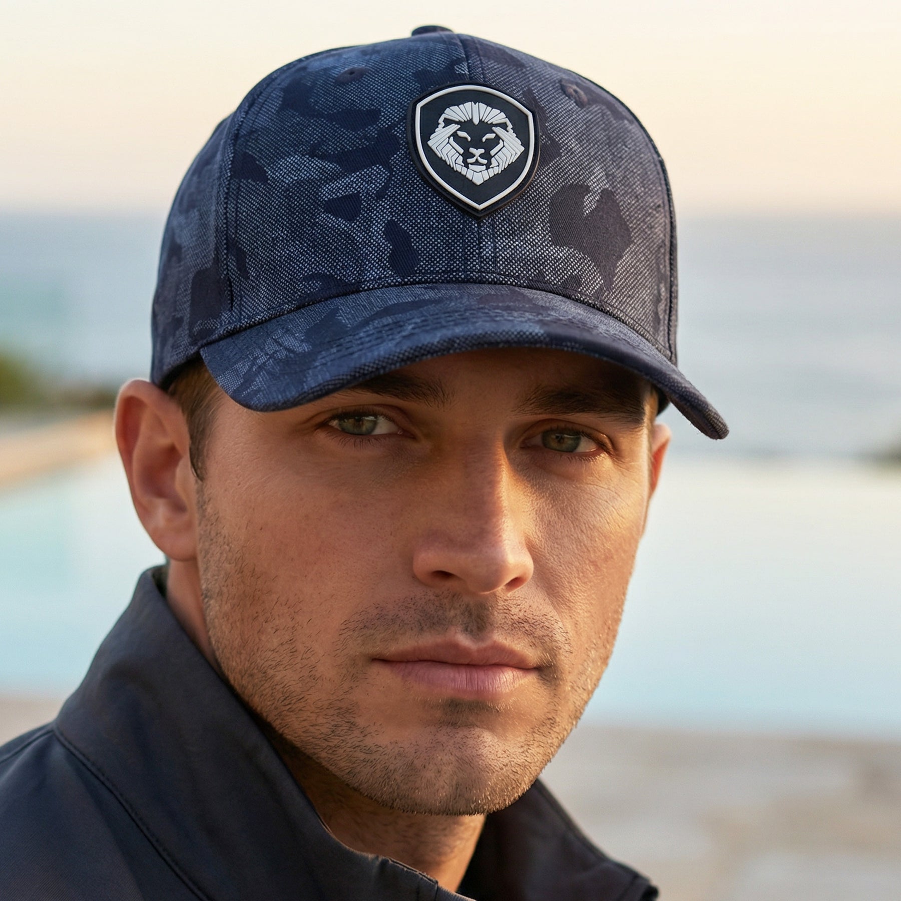 VT Lion Shield Logo Camo Hat