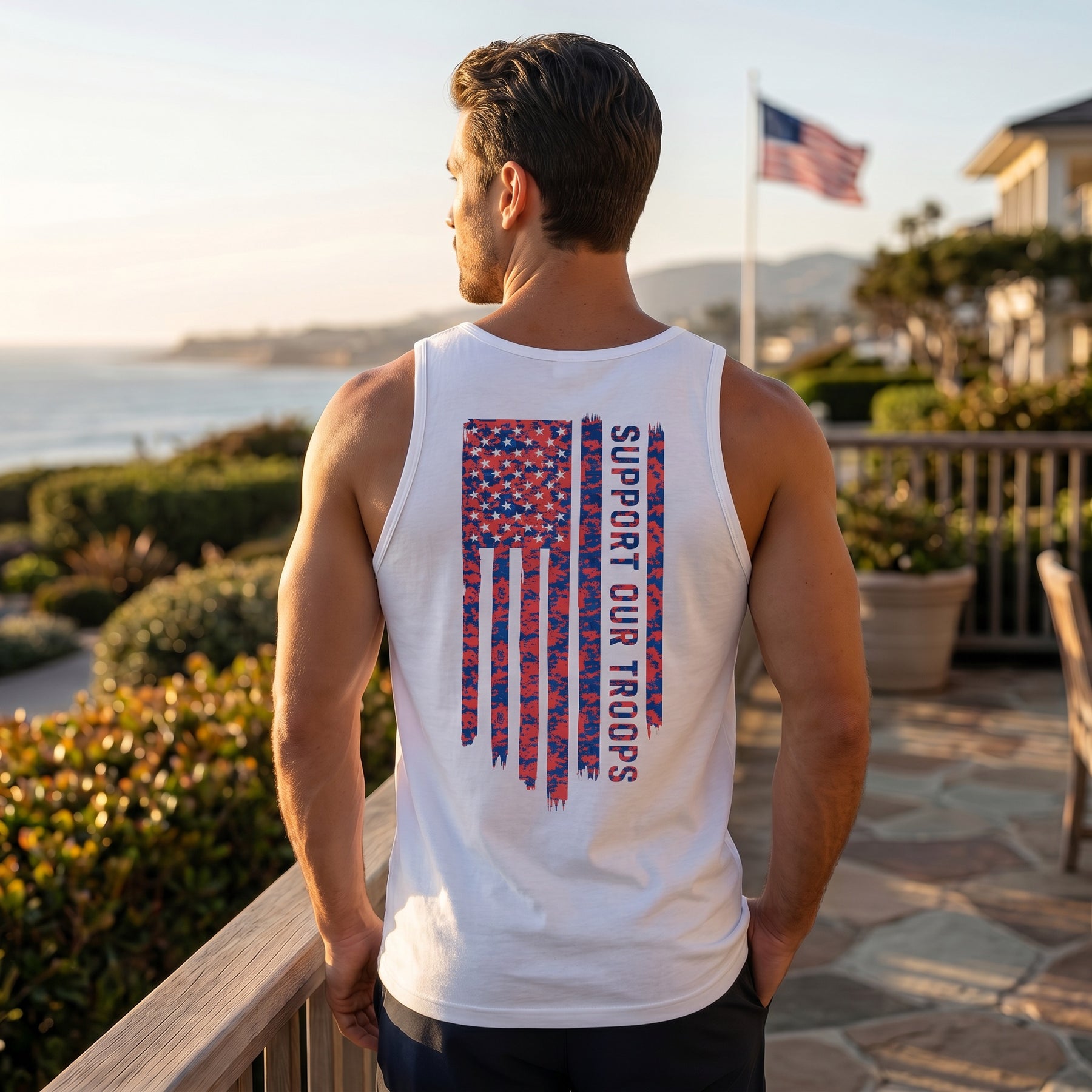 VT USA Flag Tank