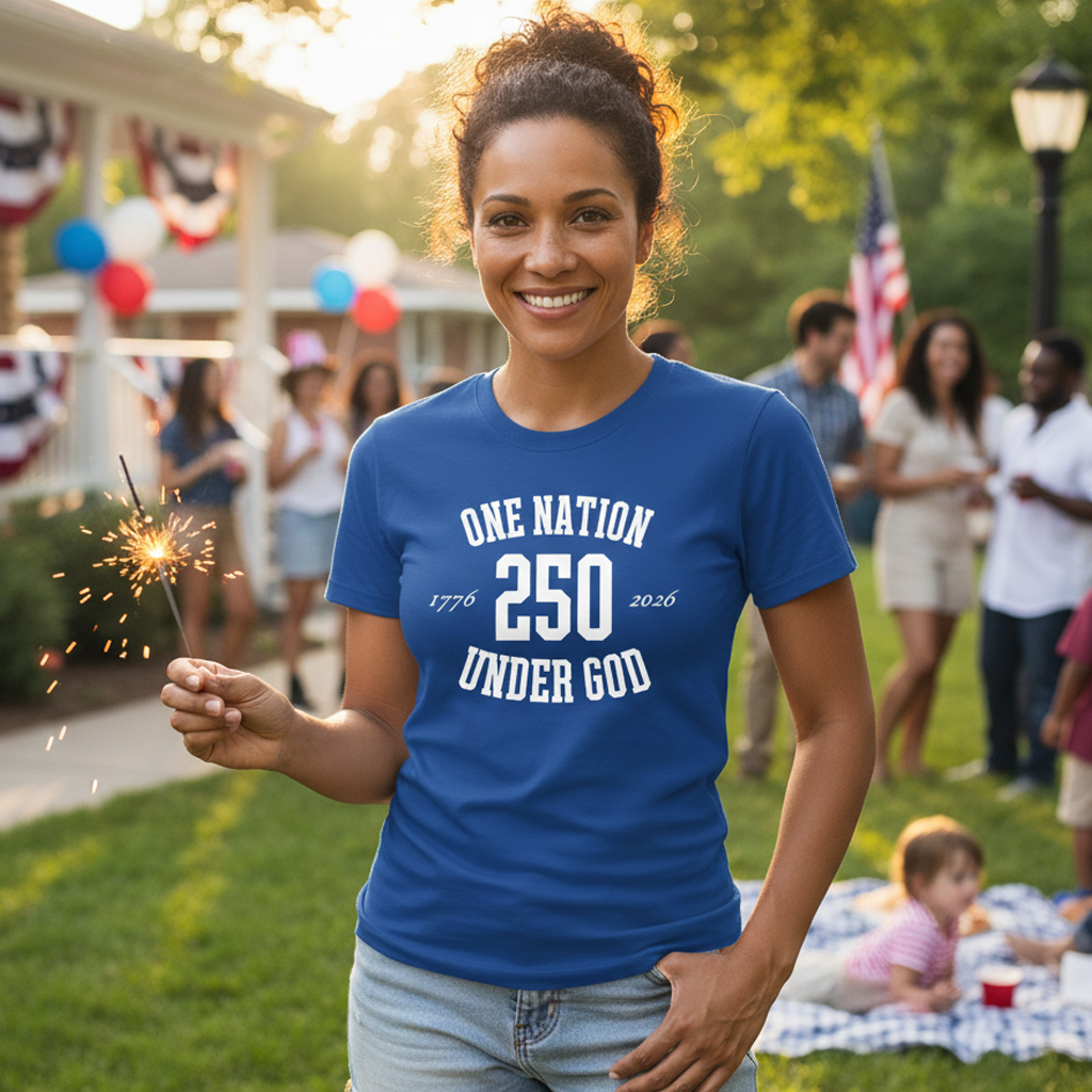 VT One Nation Under God 250 T-Shirt