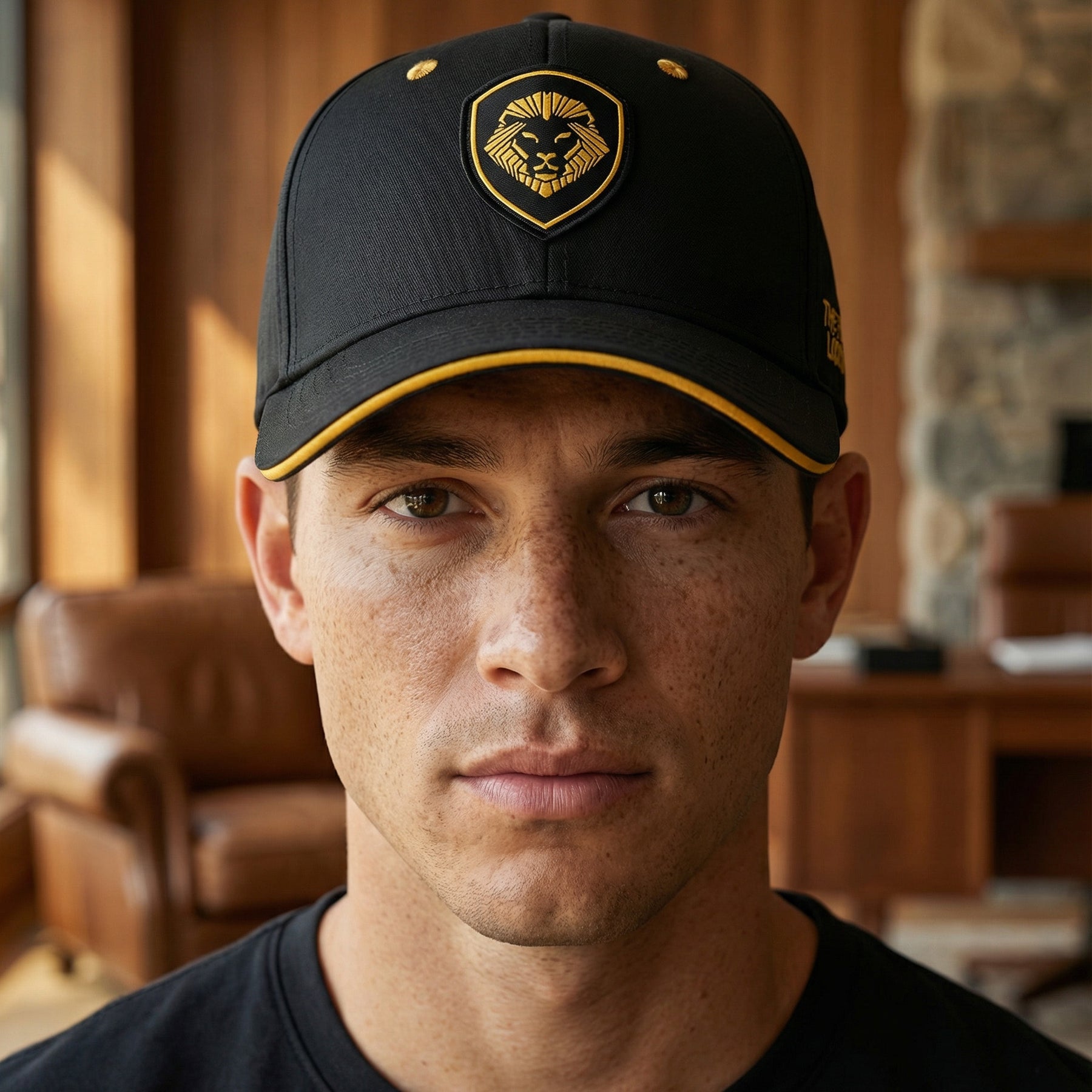 VT Lion Shield Logo Flex Fit Hat