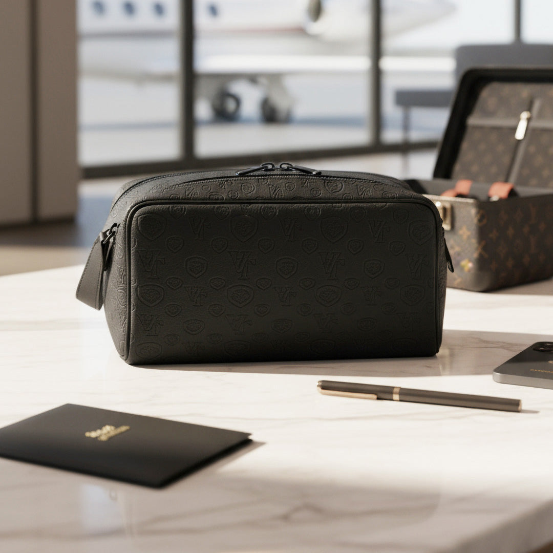 VT Debossed Toiletry Bag