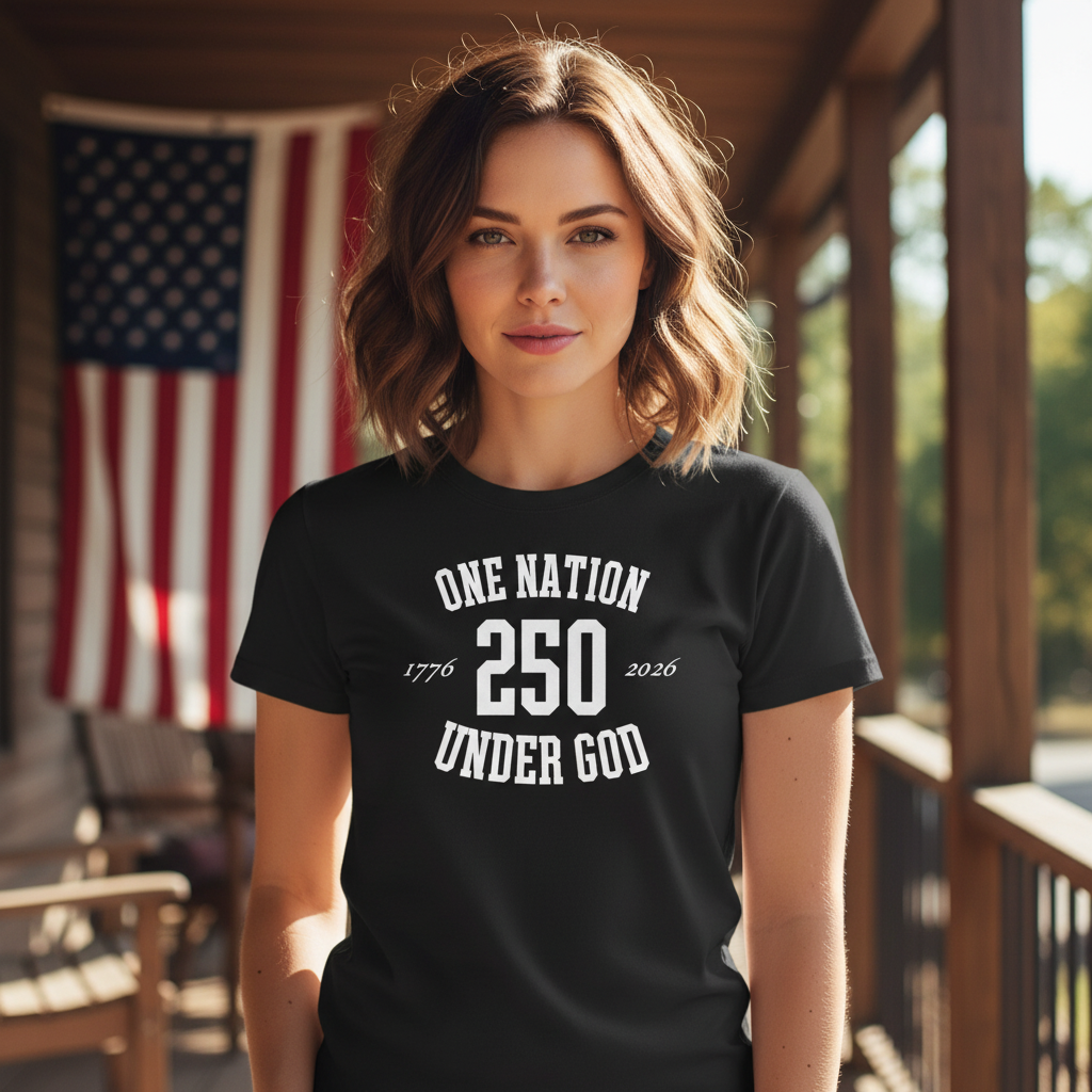 VT One Nation Under God 250 T-Shirt