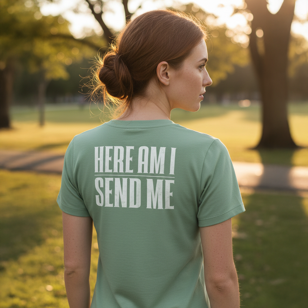 FoF Here Am I Isaiah 6:8 Tee