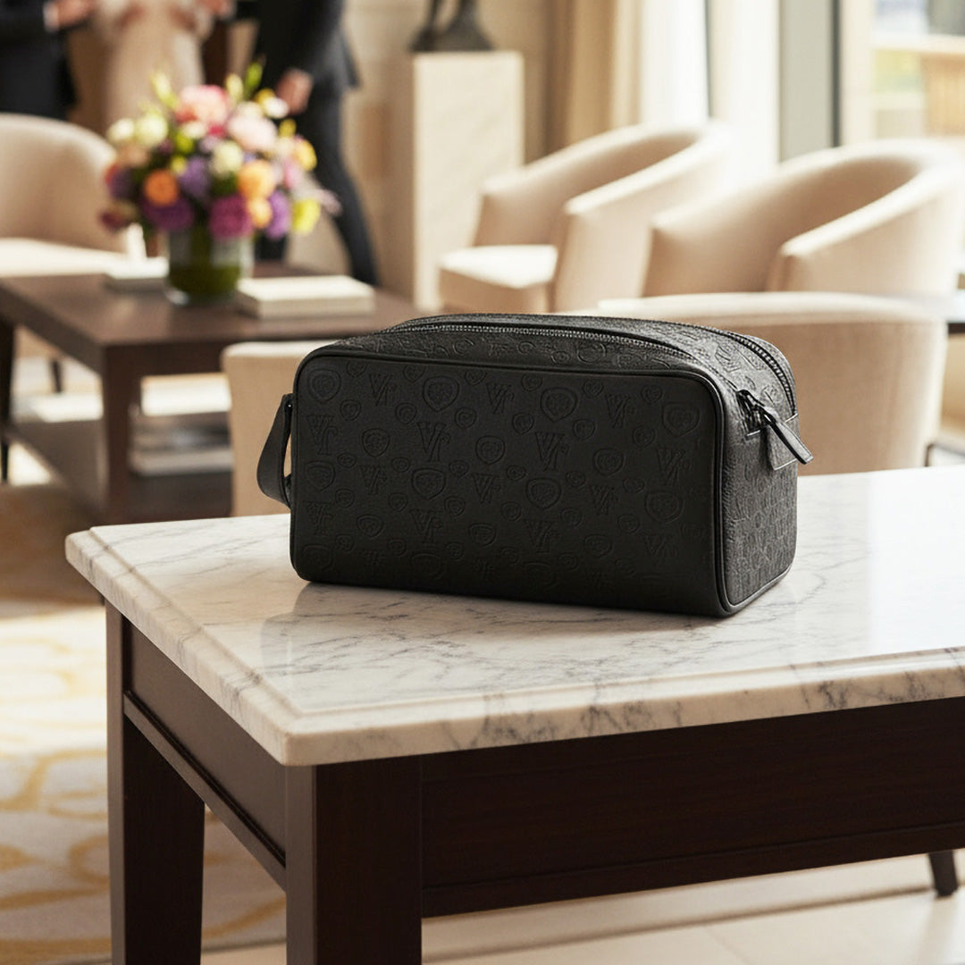 VT Debossed Toiletry Bag