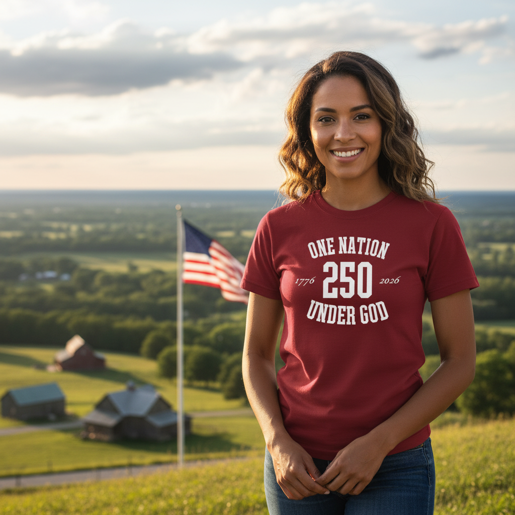 VT One Nation Under God 250 T-Shirt