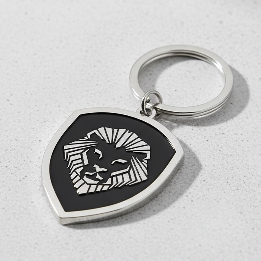 VT Lion Shield Keychain