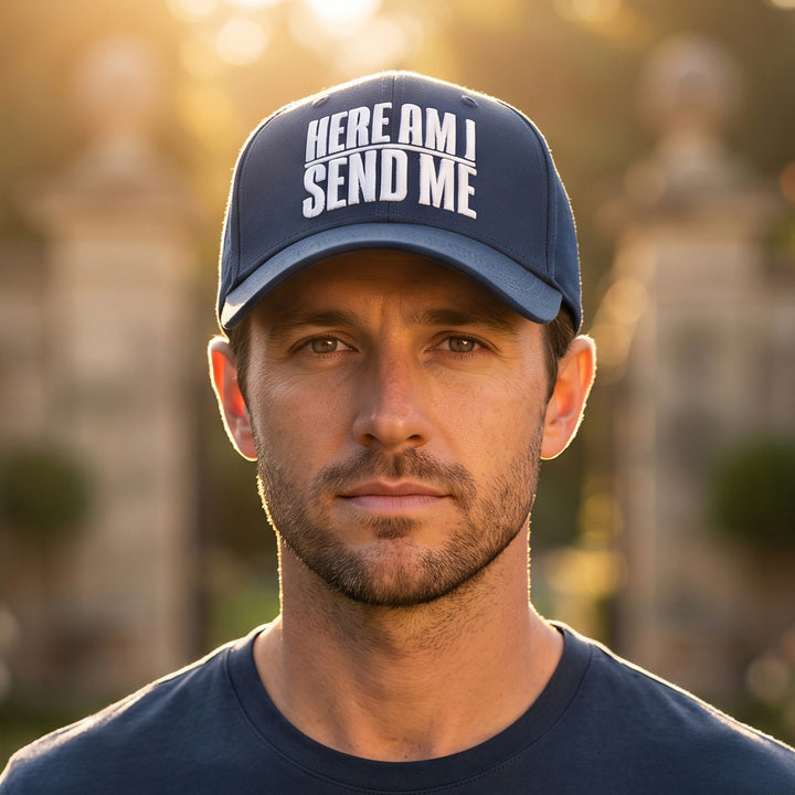 FoF Here Am I Isaiah 6:8 Hat