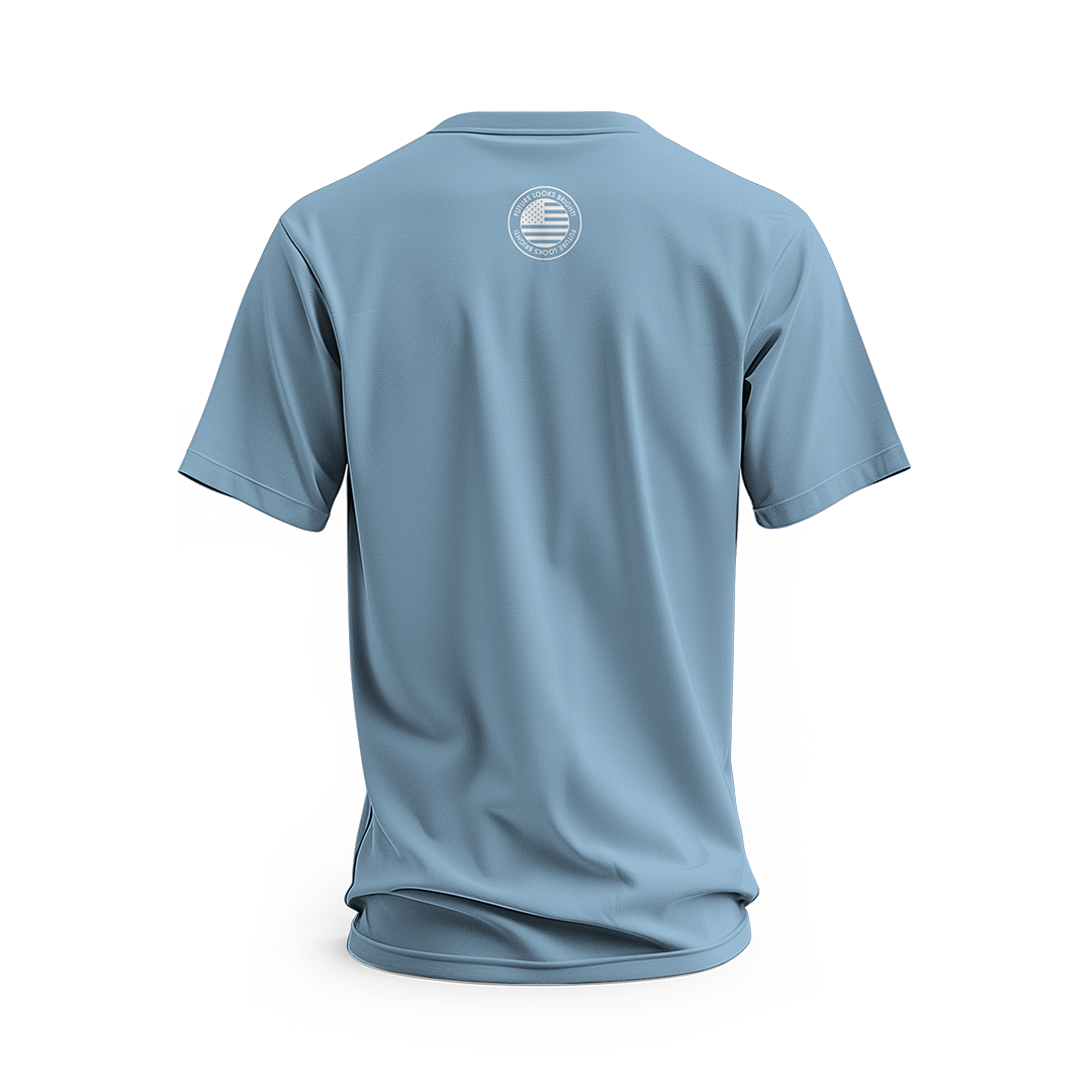 Coast Guard Future Looks Bright Carolina Blue Short Sleeve T-Shirt