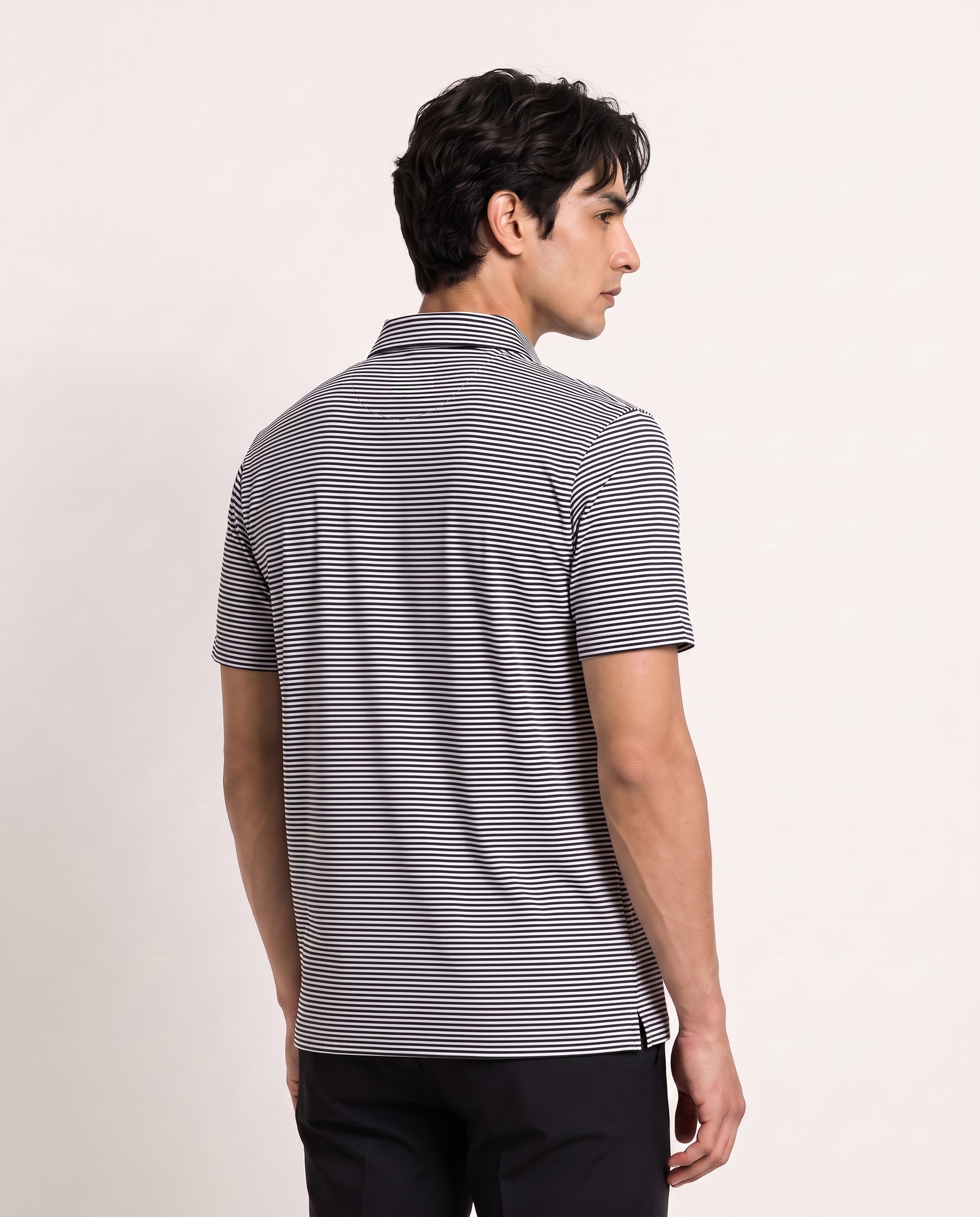 FLB Tech Stripe Polo