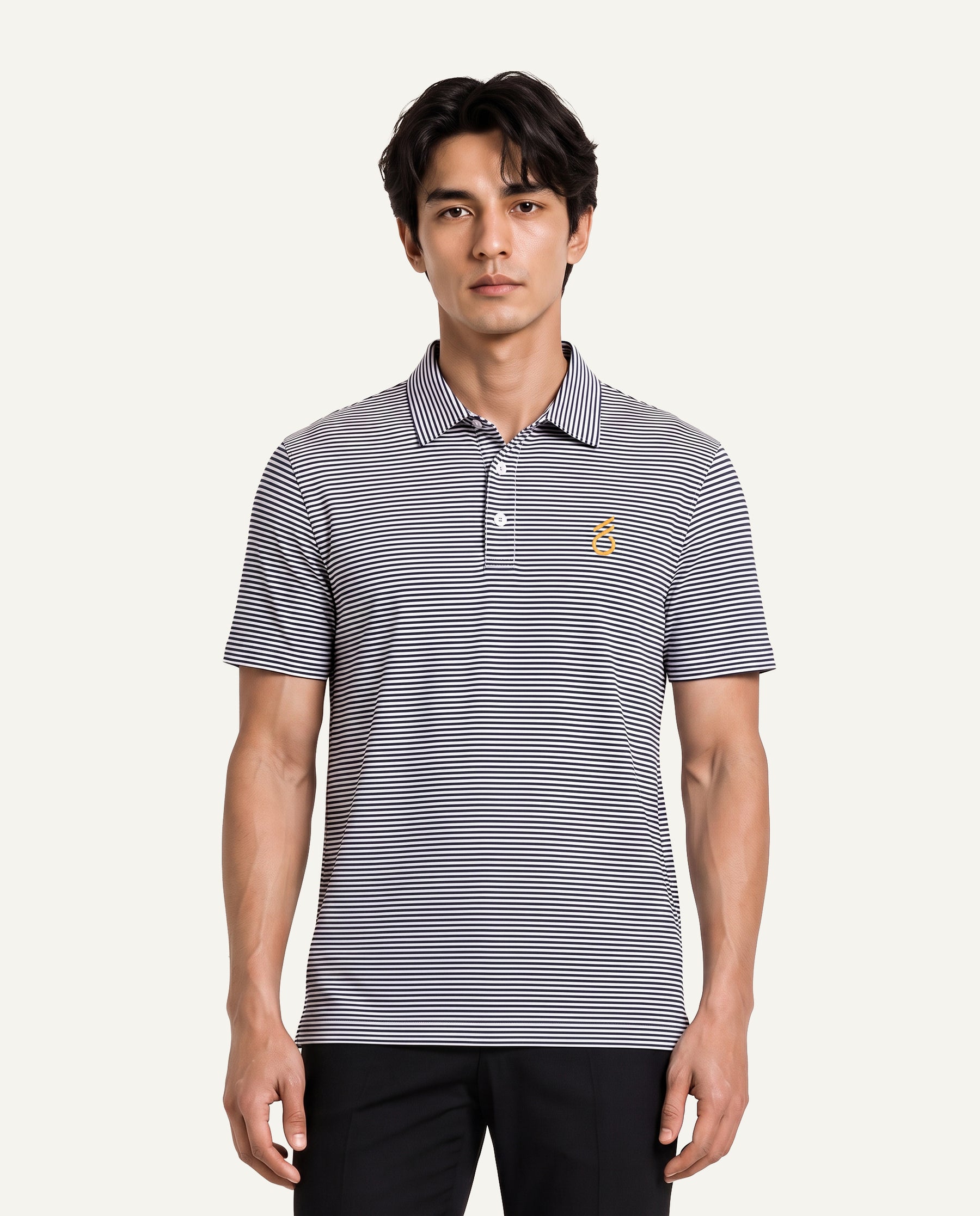 FLB Tech Stripe Polo
