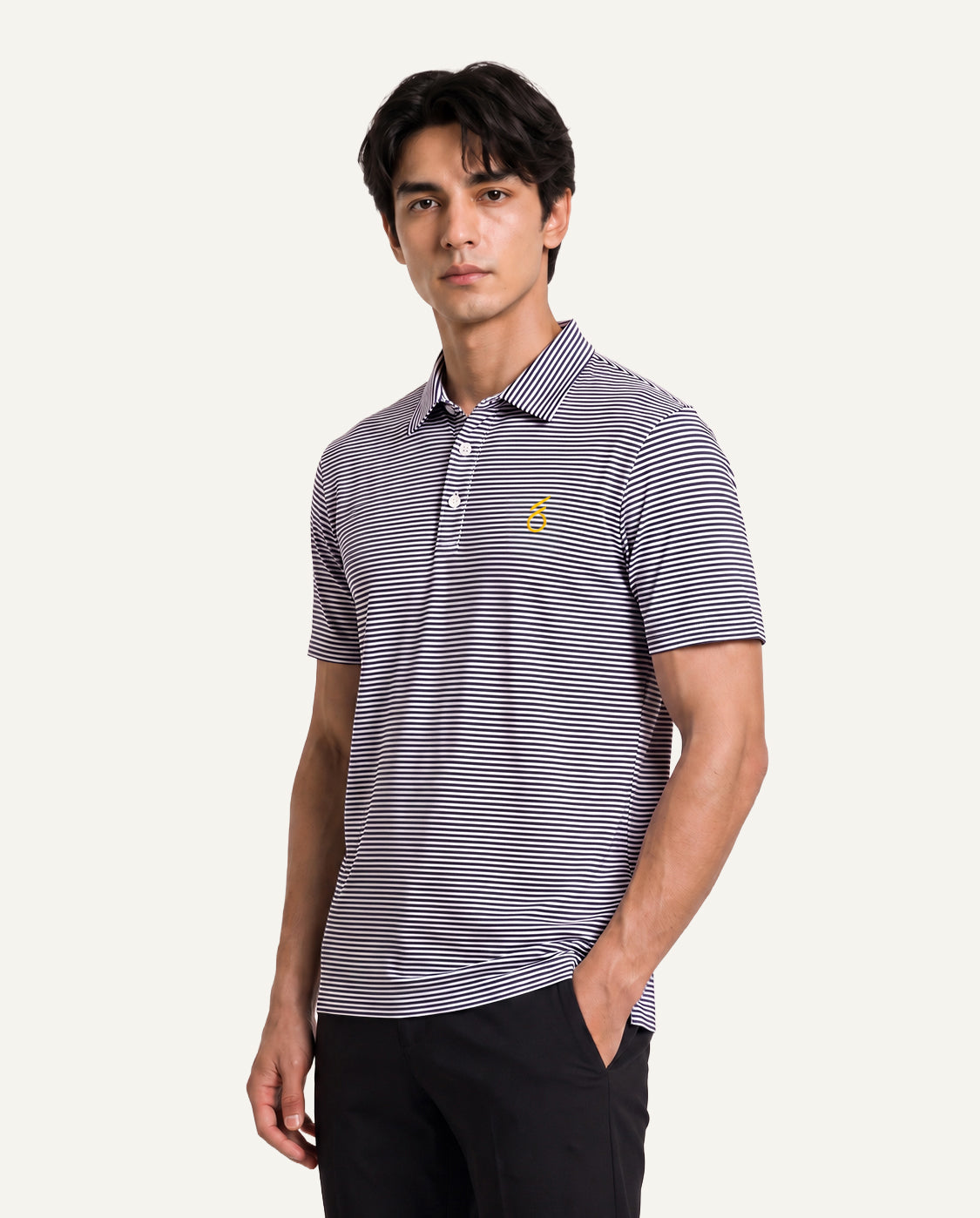 FLB Tech Stripe Polo