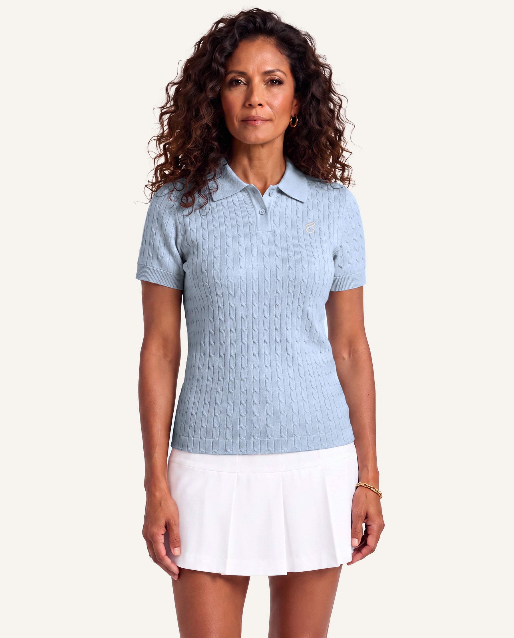 FLB Cable Knit Polo