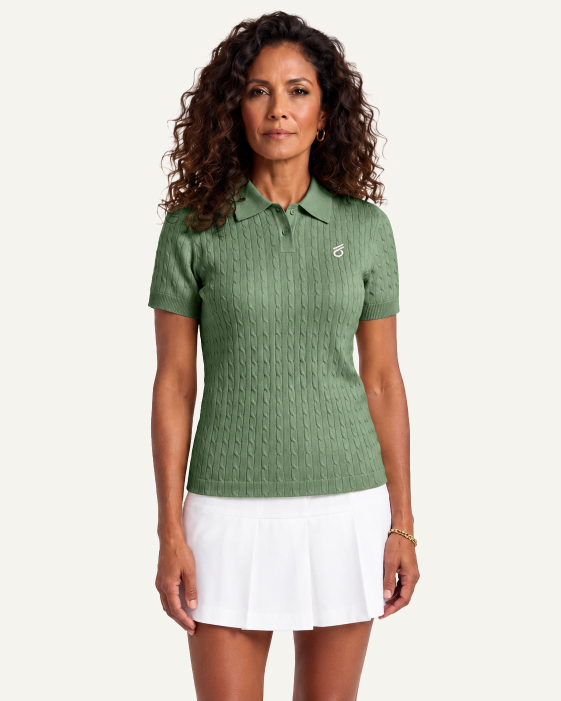 FLB Cable Knit Polo
