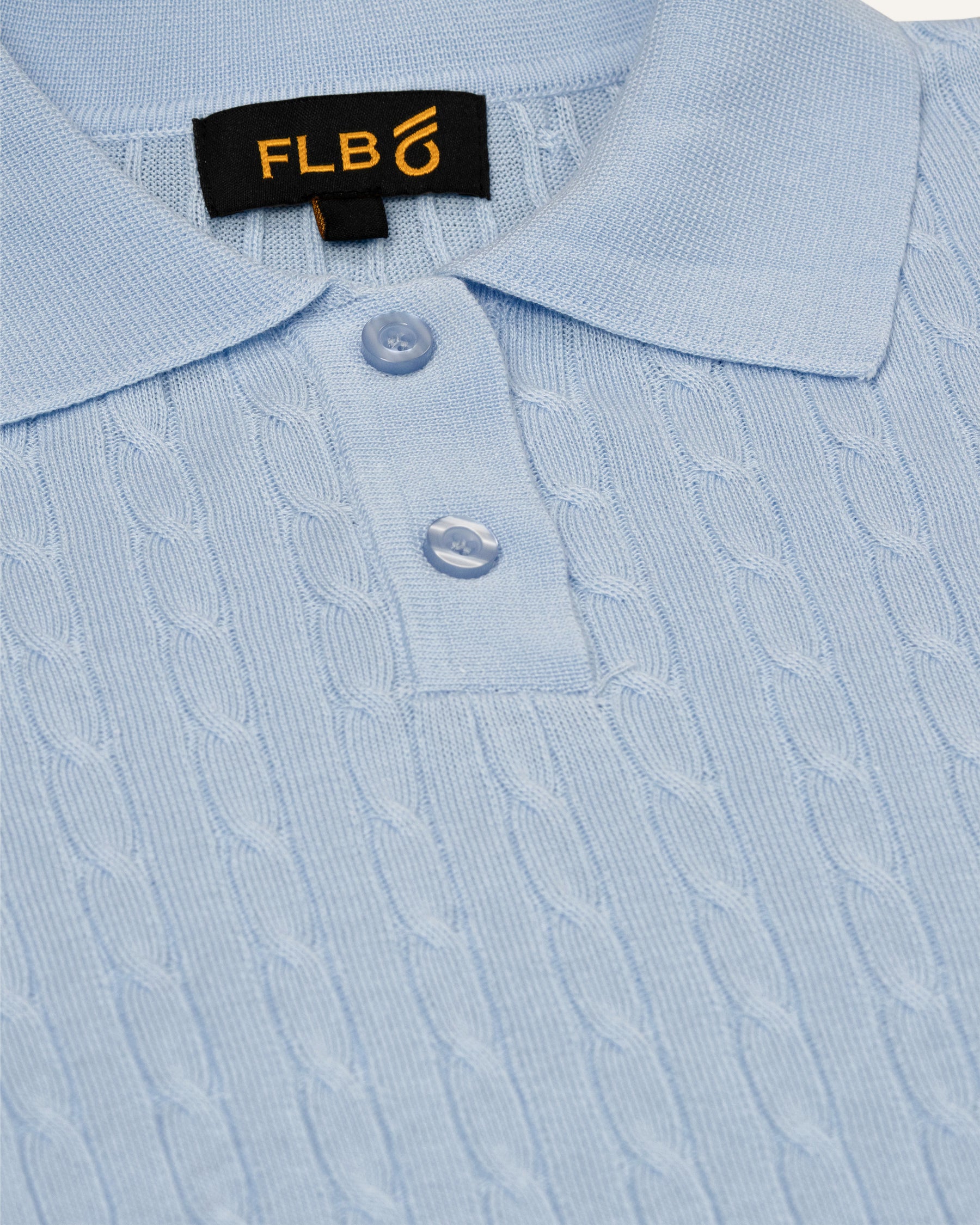 FLB Cable Knit Polo