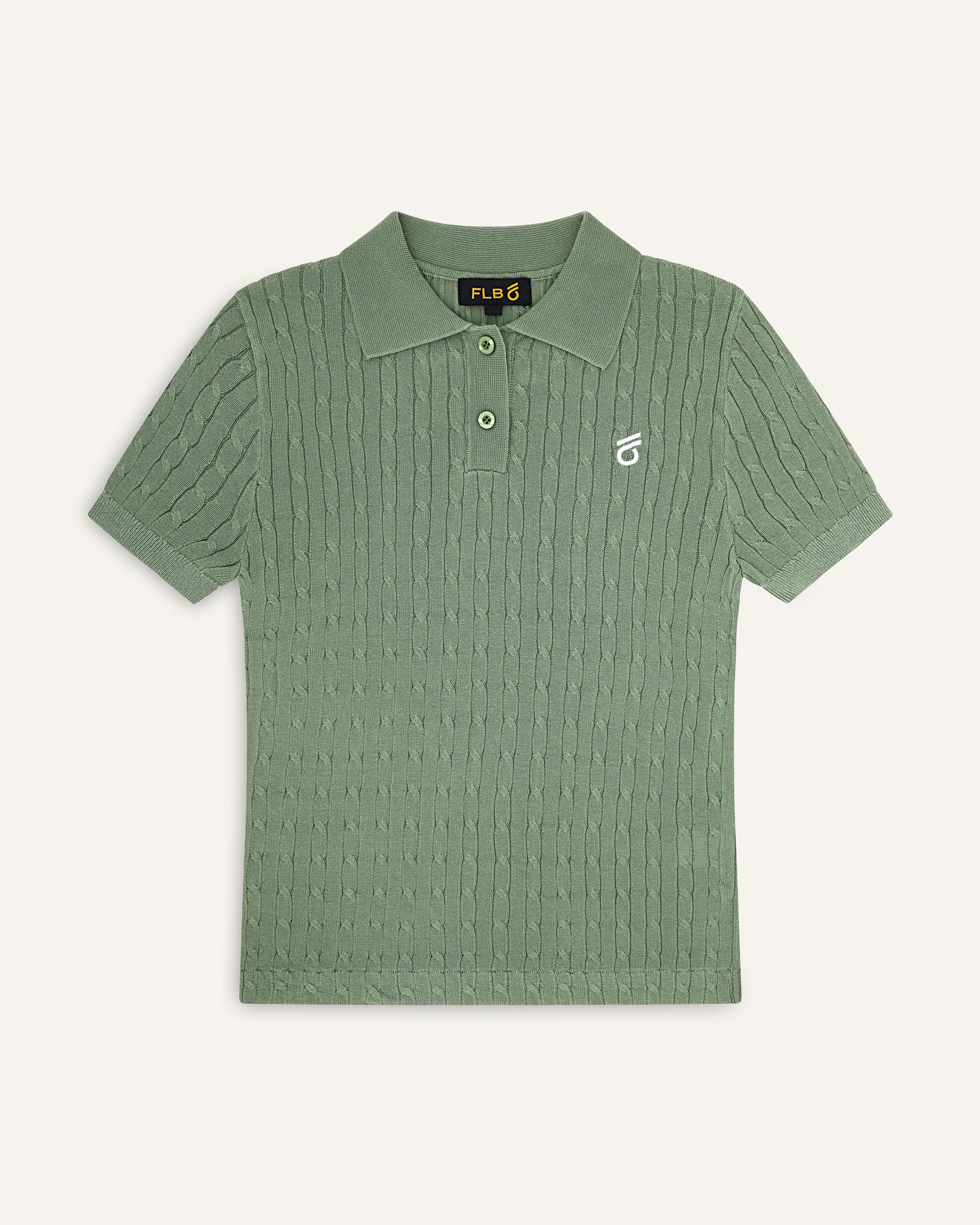 FLB Cable Knit Polo
