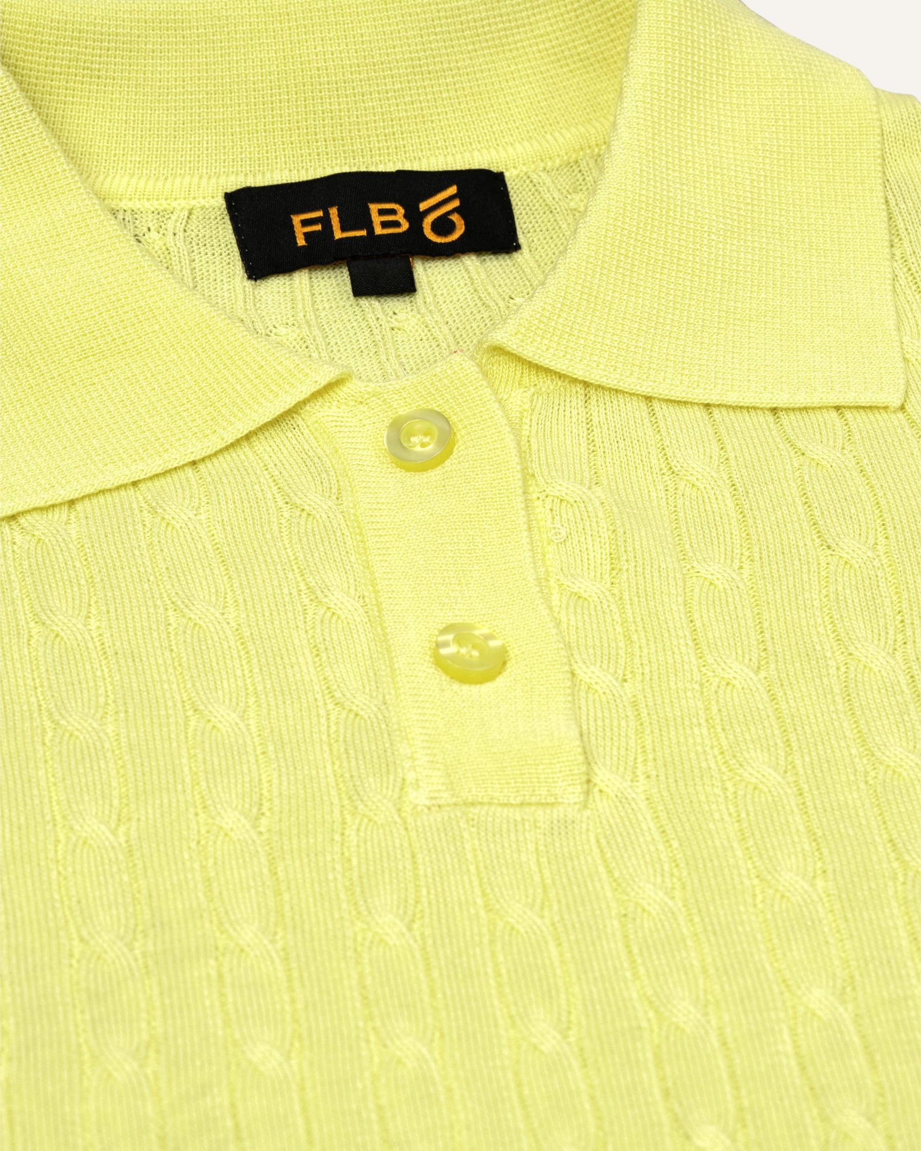 FLB Cable Knit Polo
