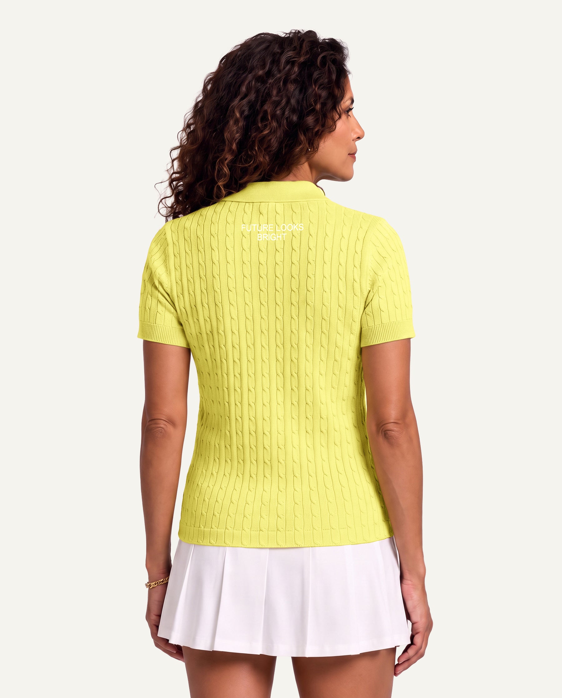 FLB Cable Knit Polo