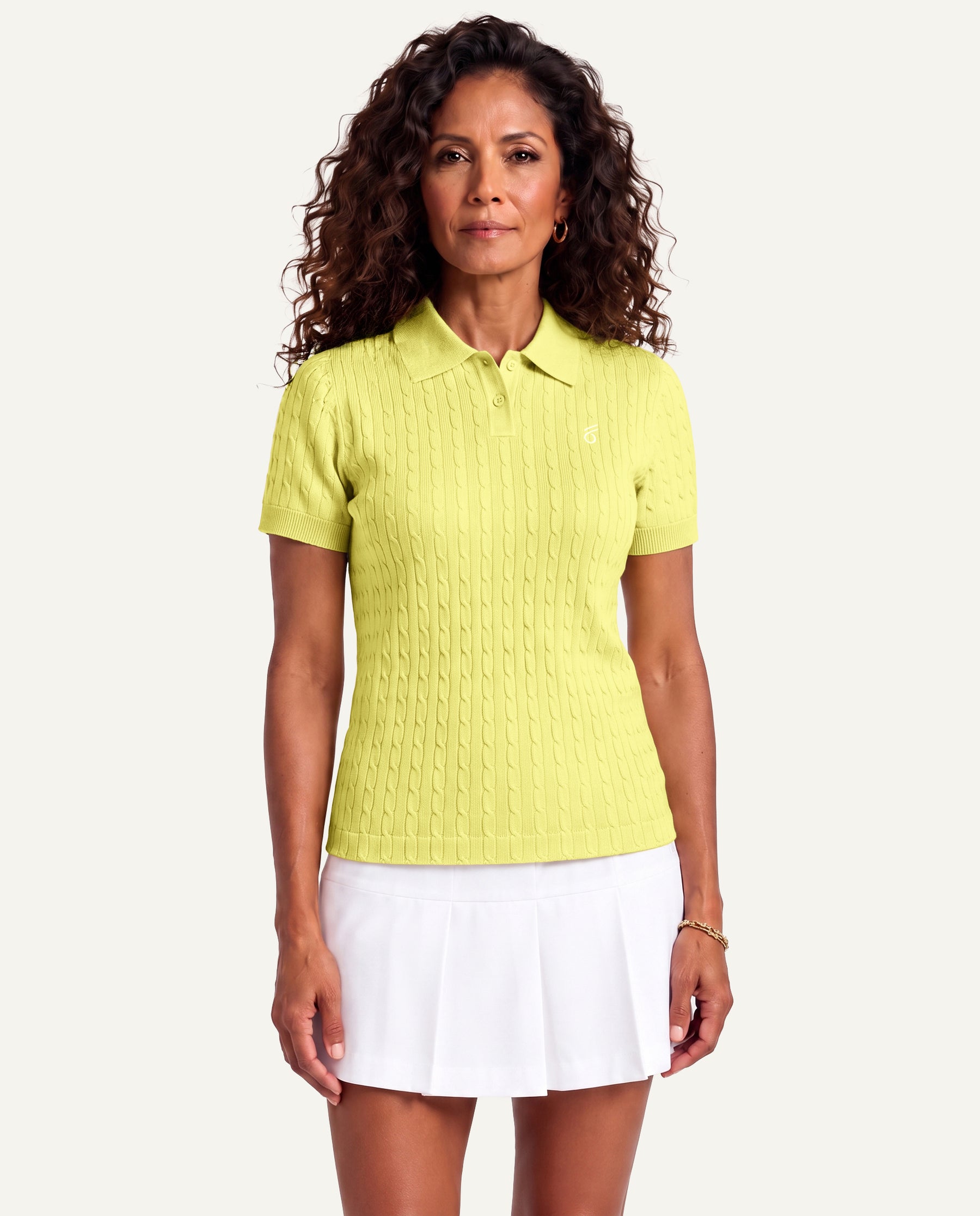 FLB Cable Knit Polo