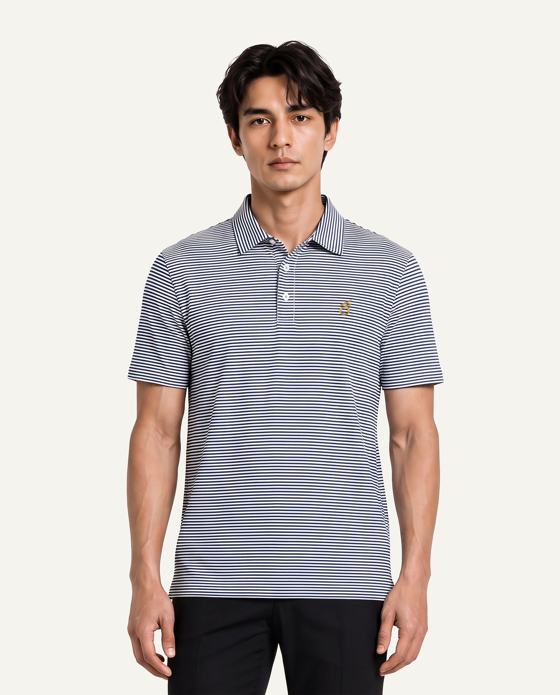 FLB Tech Stripe Polo