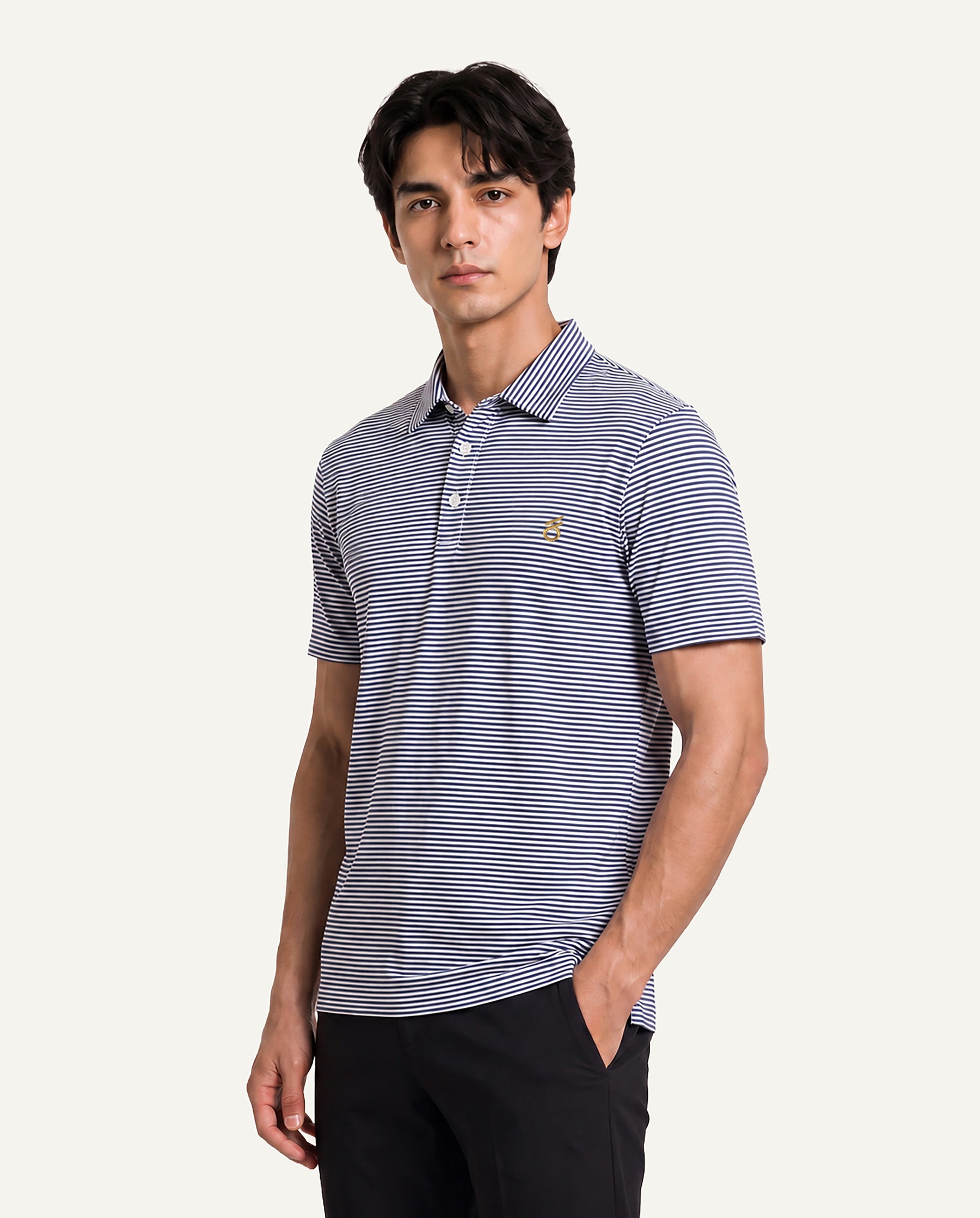 FLB Tech Stripe Polo