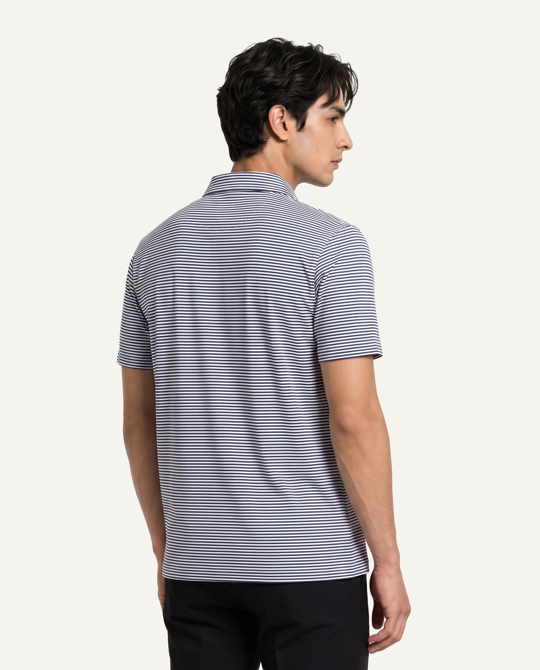FLB Tech Stripe Polo