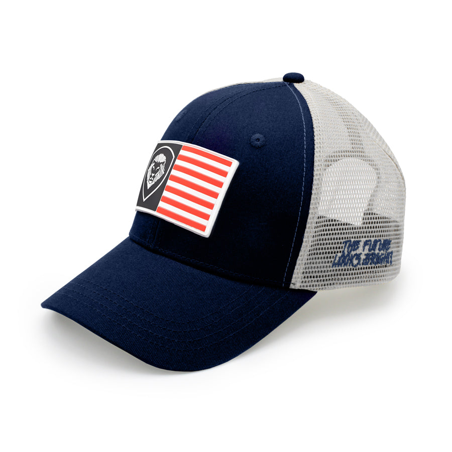 VT USA Flag Trucker Hat
