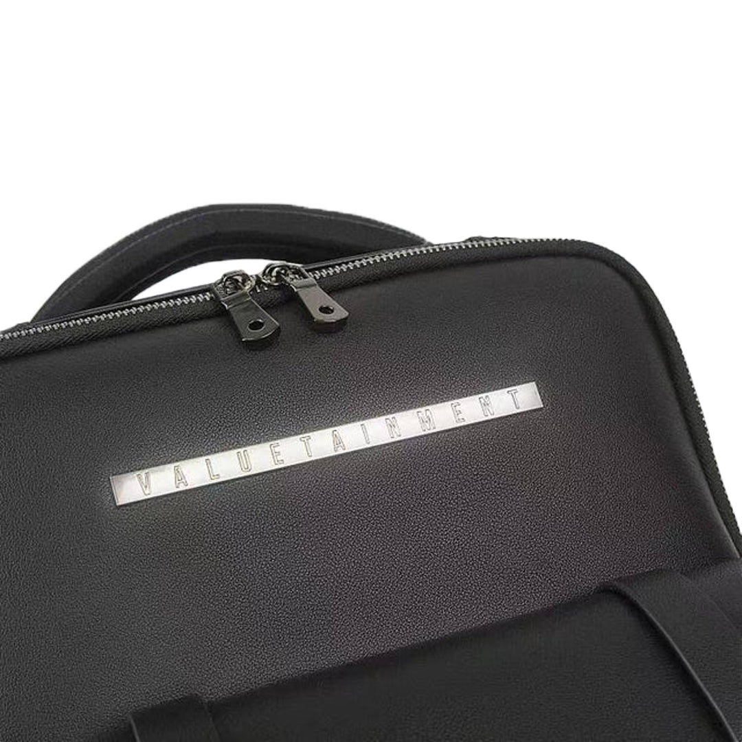 VT Embossed Leather Backpack