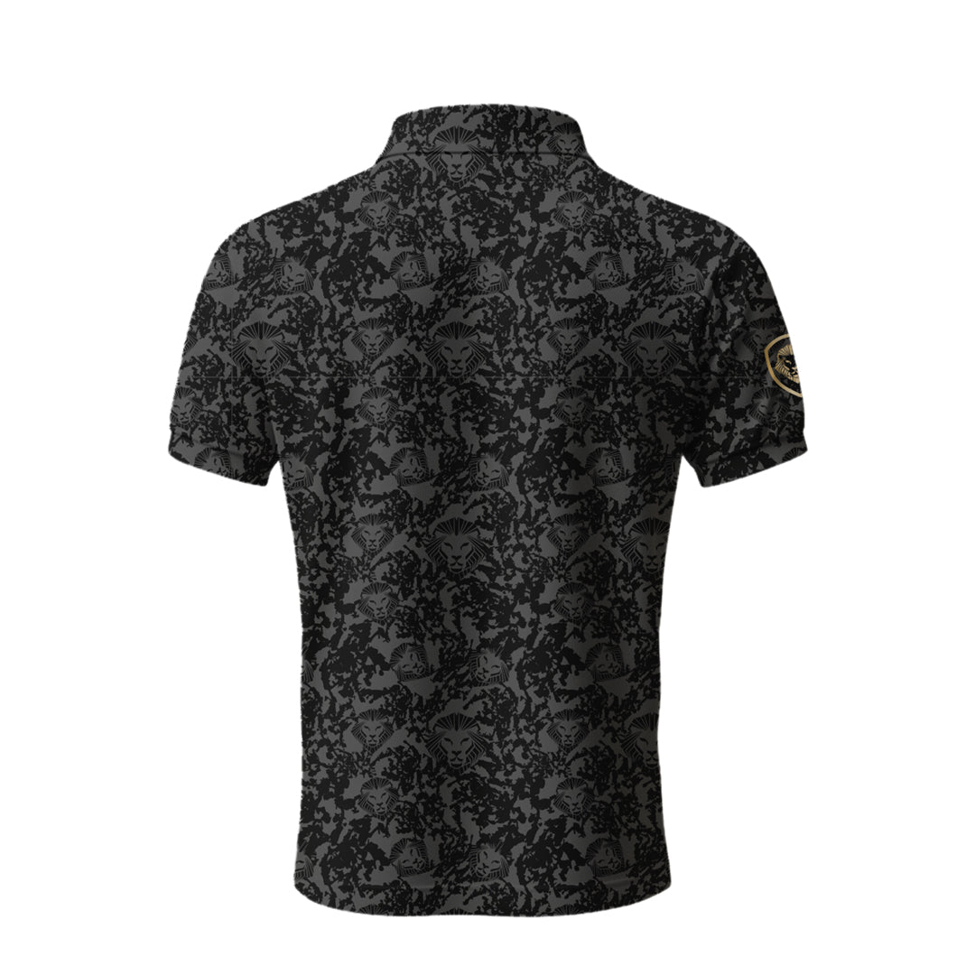 VT Lion Shield Pattern Polo