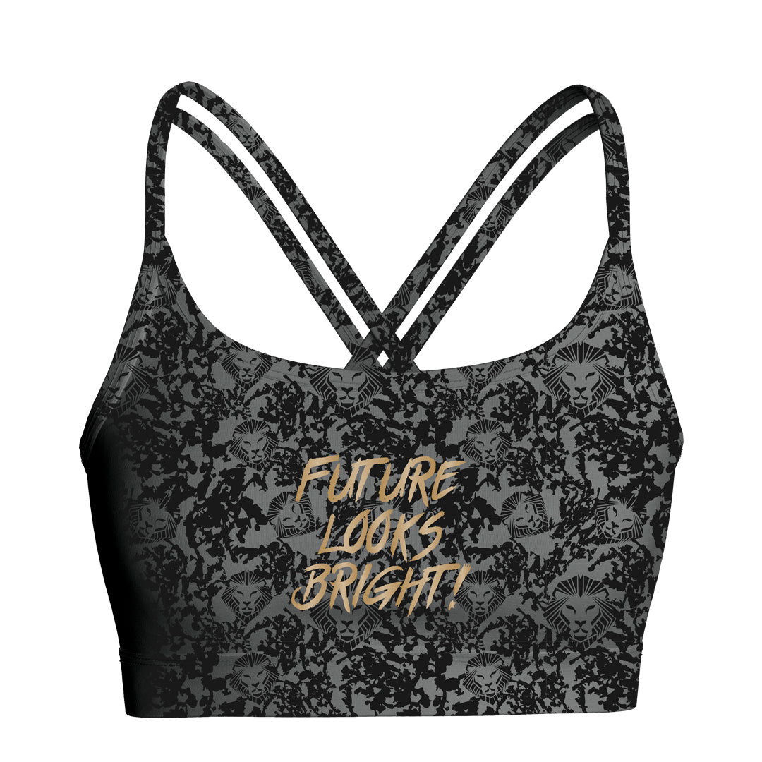 VT Lion Shield Pattern Sports Bra