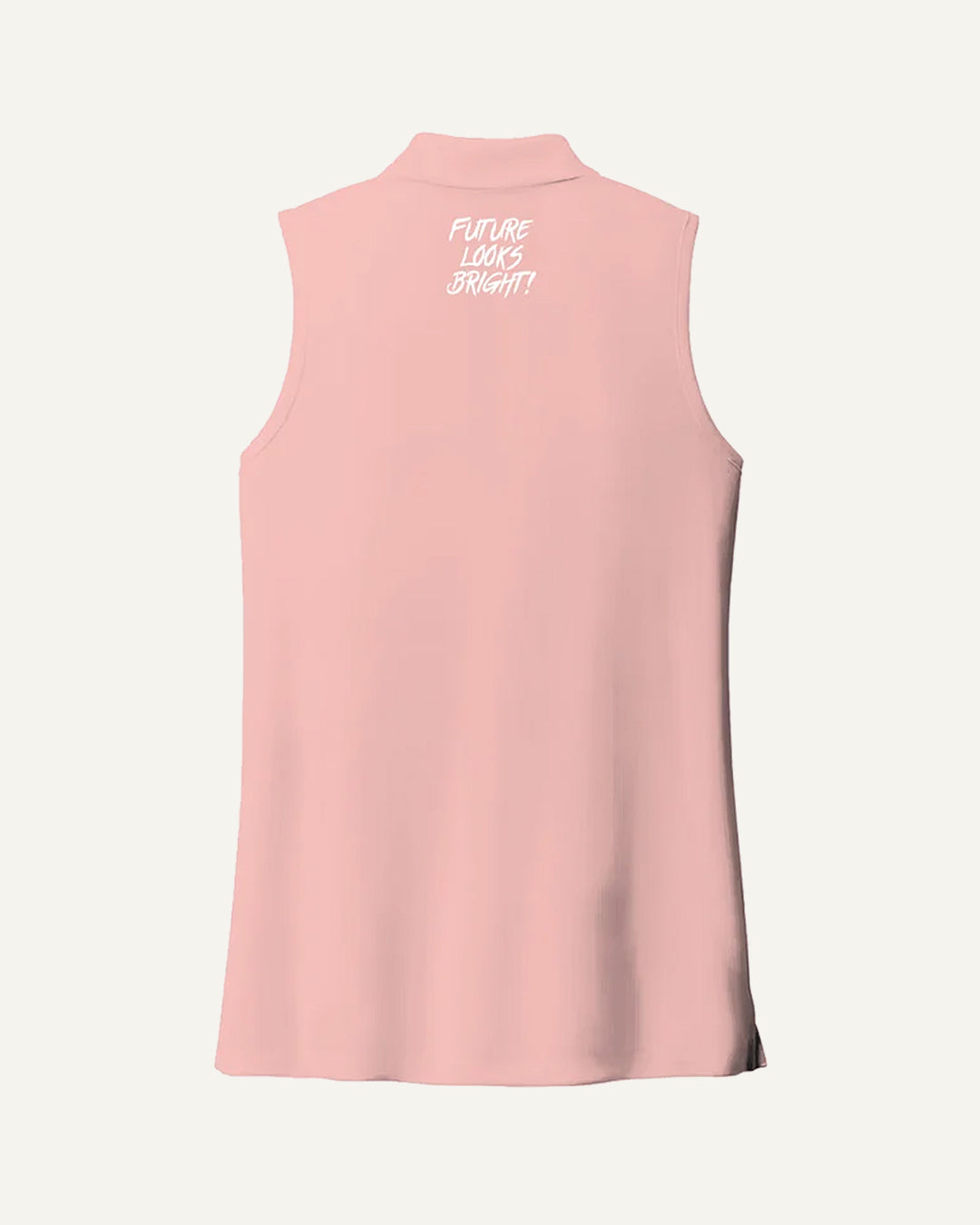 Pink Performance Sleeveless Polo