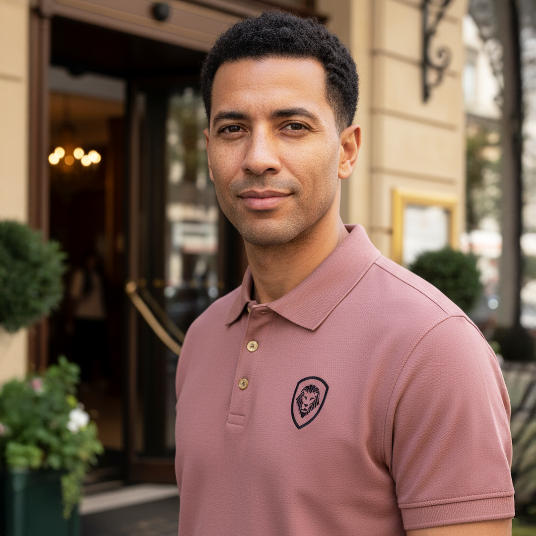 VT Lion Shield Pattern Polo
