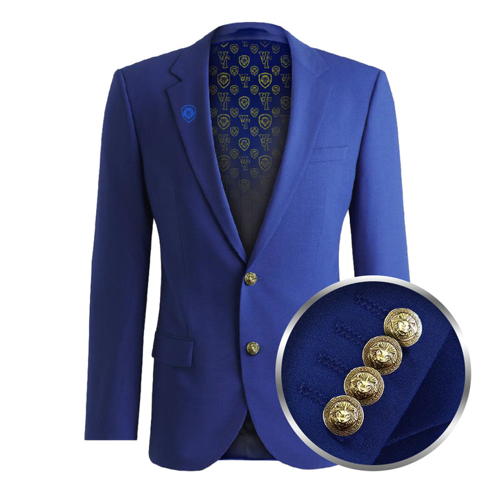 VT Embroidered Wool Blazer